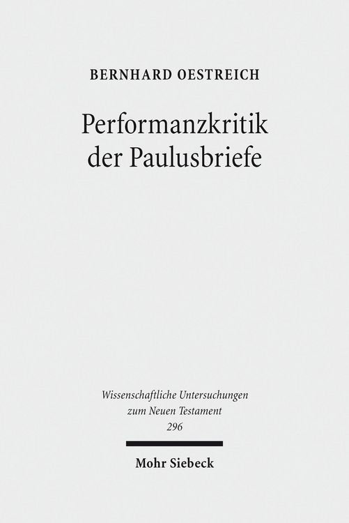 Produktbild: Performanzkritik der Paulusbriefe
