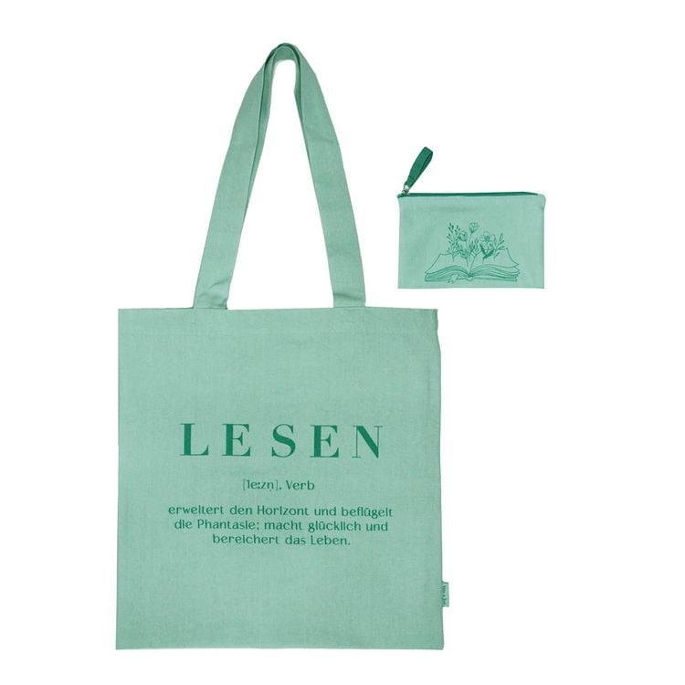Produktbild: Baumwollbeutel und Pouch im Set