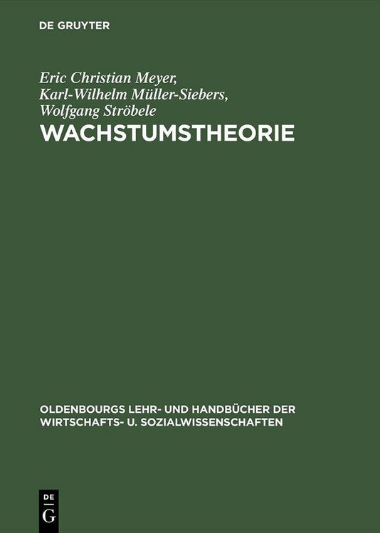 Produktbild: Wachstumstheorie
