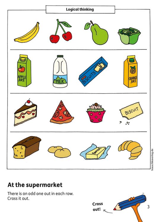 Preschool Activity Book for 5 Years - Boys and Girls - Concentration and perception