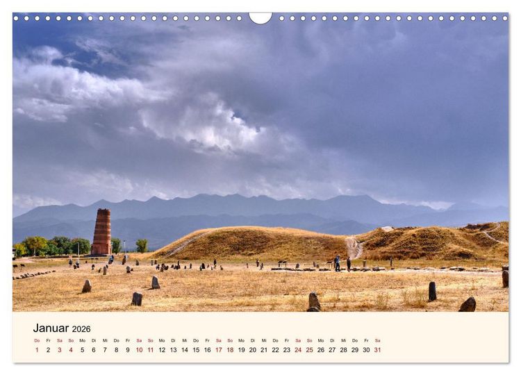 Produktbild: Kirgistan - Traumhafte Landschaften (Wandkalender 2026 DIN A3 quer), CALVENDO Monatskalender