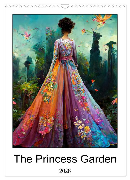 Produktbild: The Princess Garden (Wall Calendar 2026 DIN A3 portrait), CALVENDO 12 Month Wall Calendar