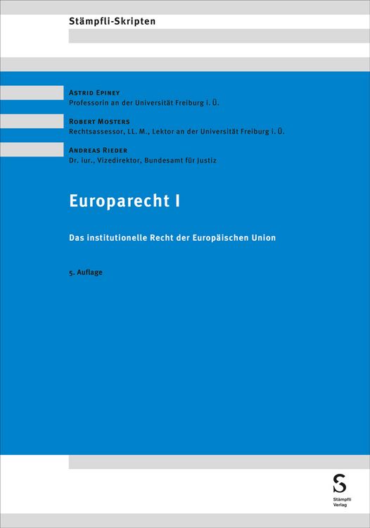 Produktbild: Europarecht I