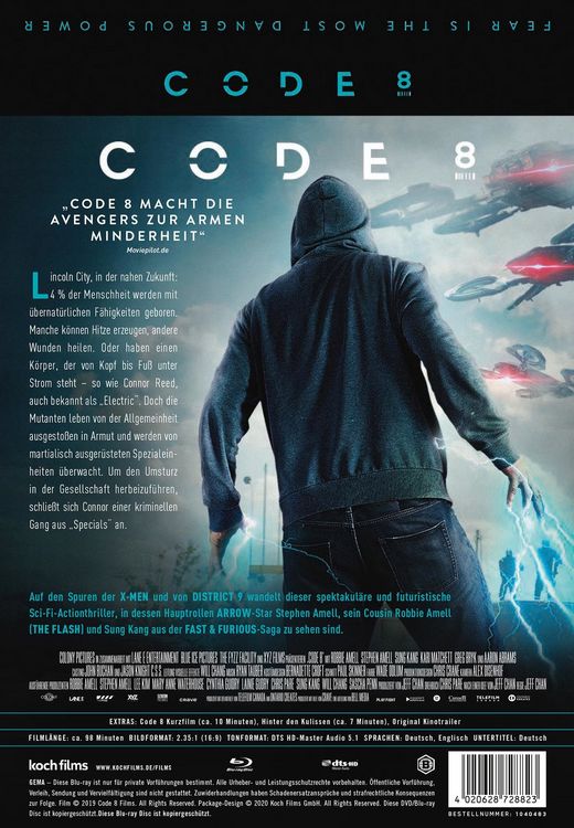 Produktbild: Code 8 (Steelbook)