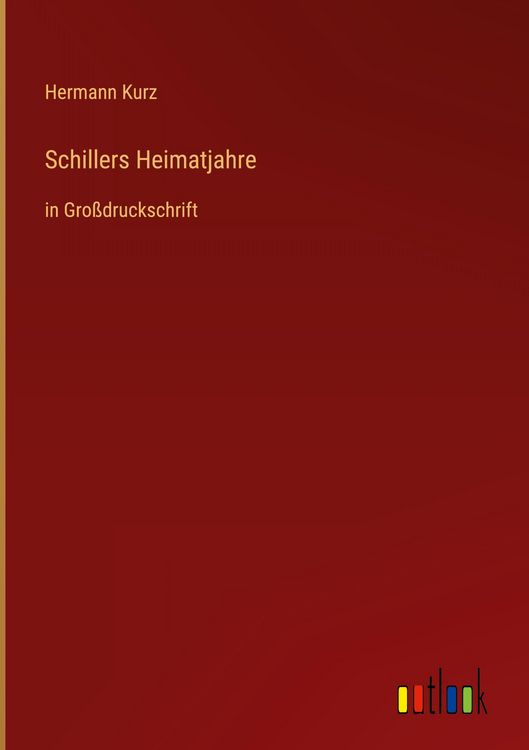 Produktbild: Schillers Heimatjahre