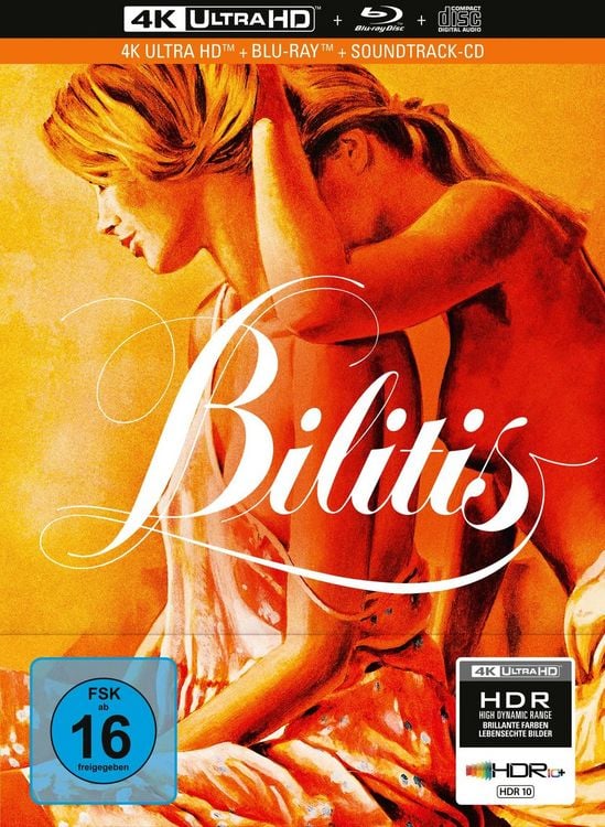 Produktbild: Bilitis - 3-Disc Limited Collector's Edition im Mediabook (UHD-Blu-ray + Blu-ray + Soundtrack-CD)