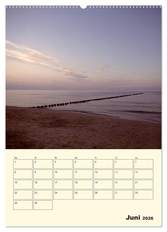Produktbild: Usedom (hochwertiger Premium Wandkalender 2026 DIN A2 hoch), Kunstdruck in Hochglanz