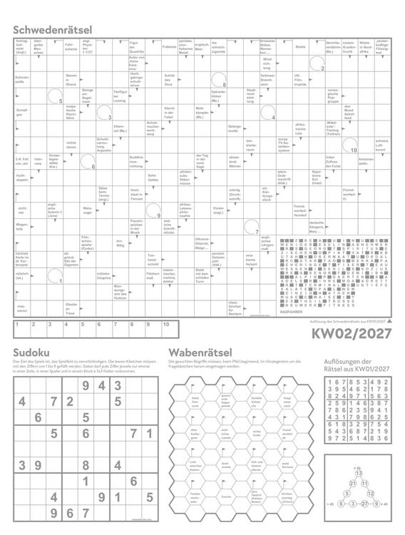 Produktbild: StadtBilder Wochenplaner Kalender 2027