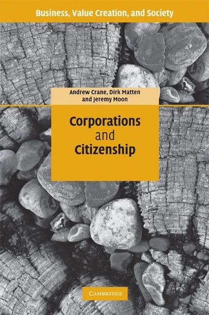 Produktbild: Corporations and Citizenship