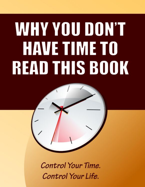 Produktbild: Why You Don't Have Time to Read This Book
