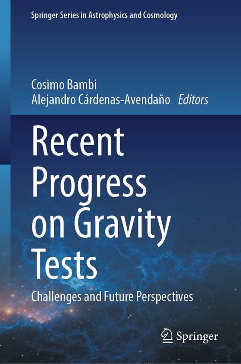 Produktbild: Recent Progress on Gravity Tests