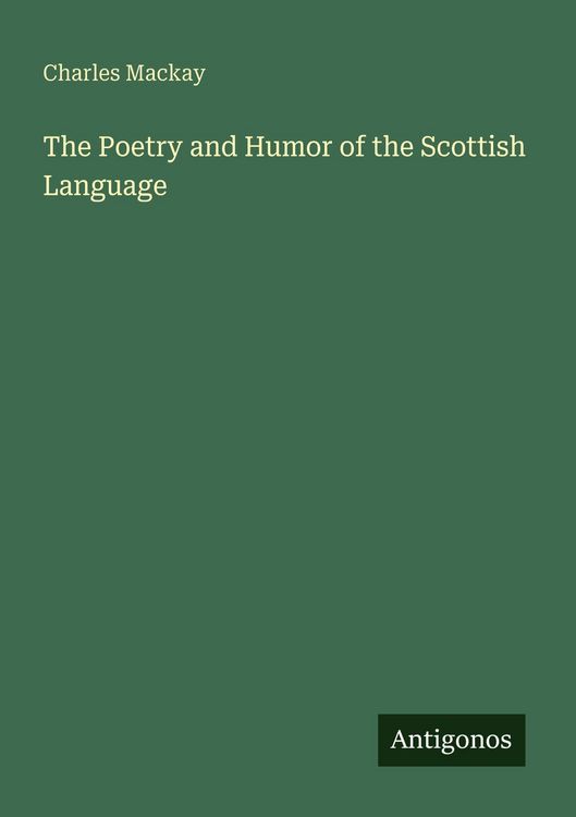 Produktbild: The Poetry and Humor of the Scottish Language