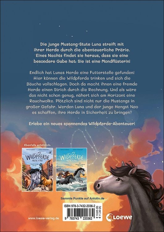 Produktbild: Wildpferde - mutig und frei (Band 5) - Rauch &uuml;ber der Pr&auml;rie