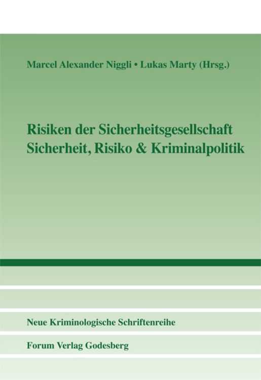 Produktbild: Risiken der Sicherheitsgesellschaft