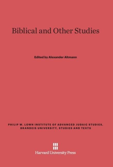Produktbild: Biblical and Other Studies
