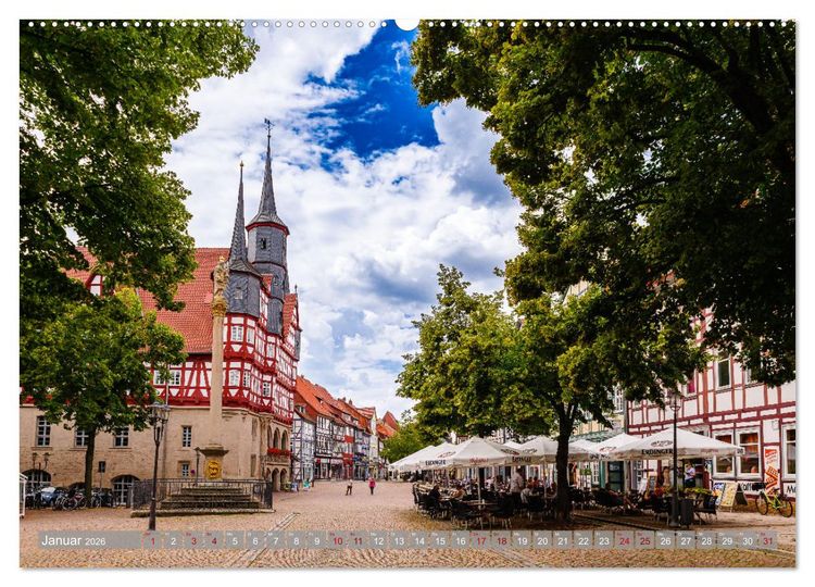Produktbild: Ein Blick auf Duderstadt (Wandkalender 2026 DIN A2 quer), CALVENDO Monatskalender
