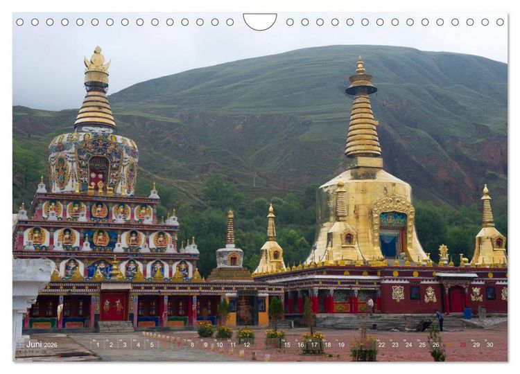 Produktbild: Stupas &ndash; Buddhistische Sakralbauten 2026 (Wandkalender 2026 DIN A4 quer), CALVENDO Monatskalender