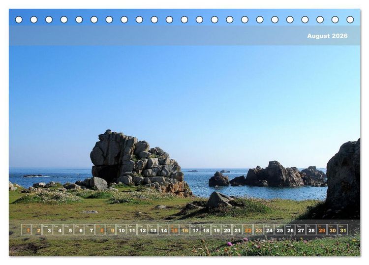 Produktbild: Natural landscape of France (Desk Calendar 2026 DIN A5 landscape), CALVENDO 12 Month DeskCalendar