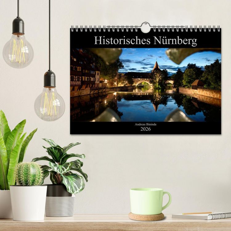 Produktbild: Historisches N&uuml;rnberg (Wandkalender 2026 DIN A4 quer), CALVENDO Monatskalender