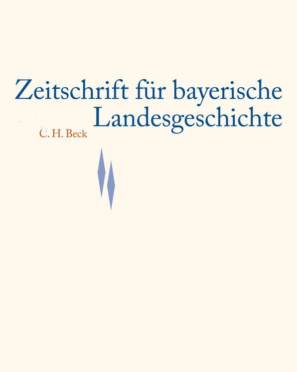 Produktbild: Zeitschrift f&uuml;r bayerische Landesgeschichte Band 71 Heft 3/2008