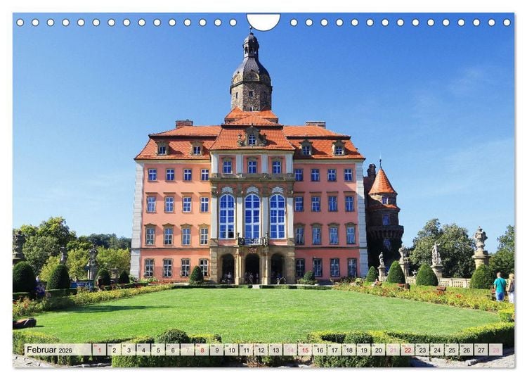 Produktbild: Schloss F&uuml;rstenstein in Polen (Wandkalender 2026 DIN A4 quer), CALVENDO Monatskalender