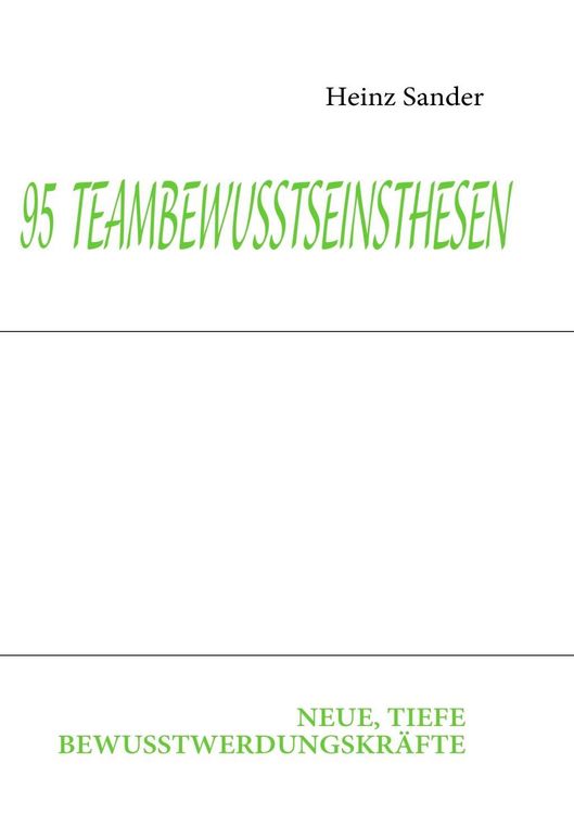 Produktbild: 95 Teambewusstseinsthesen