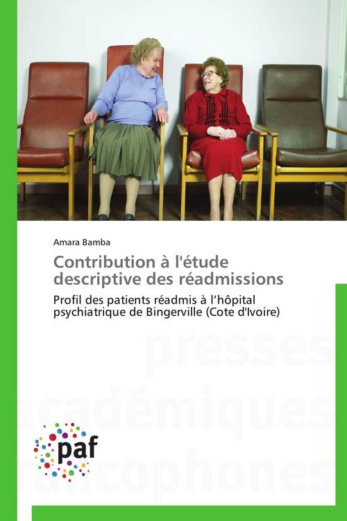 Produktbild: Contribution &agrave; l'&eacute;tude descriptive des r&eacute;admissions