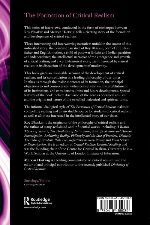 Produktbild: The Formation of Critical Realism