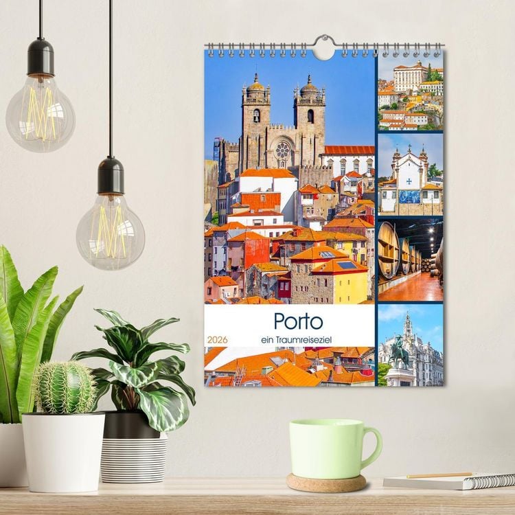 Produktbild: Porto - ein Traumreiseziel (Wandkalender 2026 DIN A4 hoch), CALVENDO Monatskalender