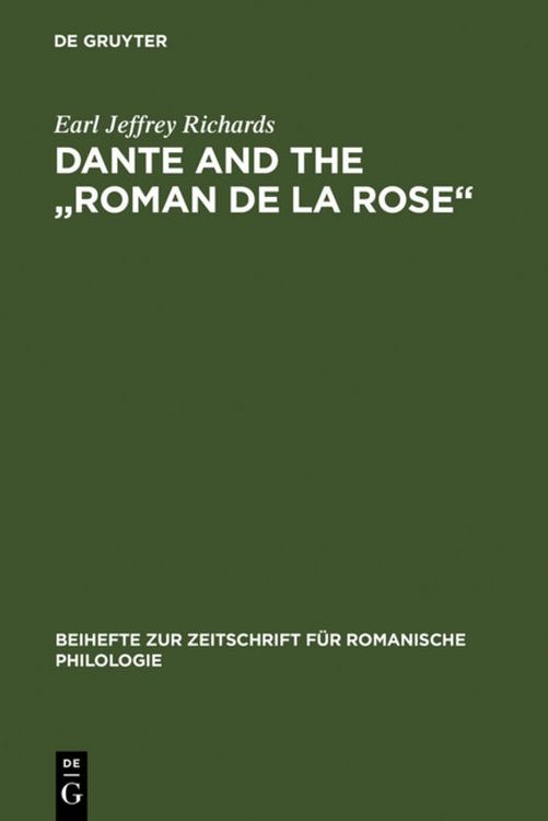 Produktbild: Dante and the "Roman de la Rose"