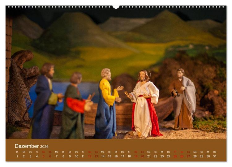 Produktbild: Passionskrippen (Wandkalender 2026 DIN A2 quer), CALVENDO Monatskalender
