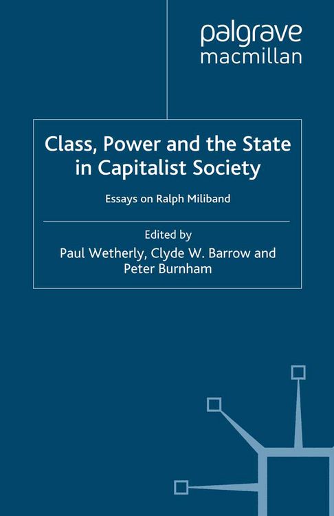 Produktbild: Class, Power and the State in Capitalist Society