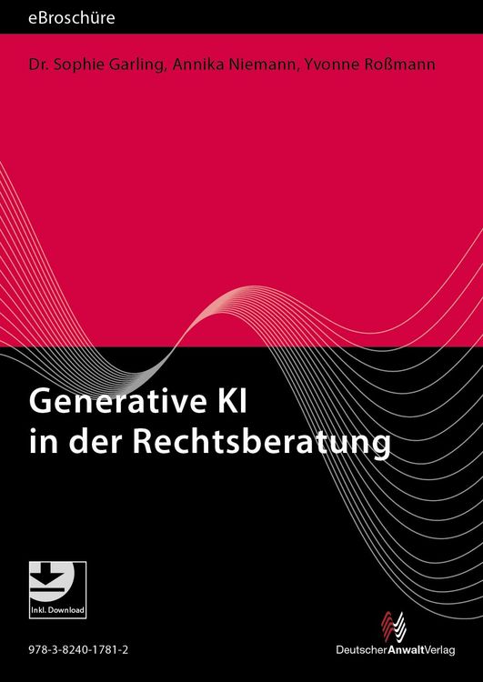 Produktbild: Generative KI in der Rechtsberatung - eBrosch&uuml;re (PDF)