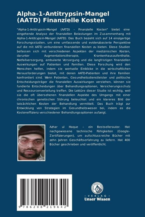 Produktbild: Alpha-1-Antitrypsin-Mangel (AATD) Finanzielle Kosten