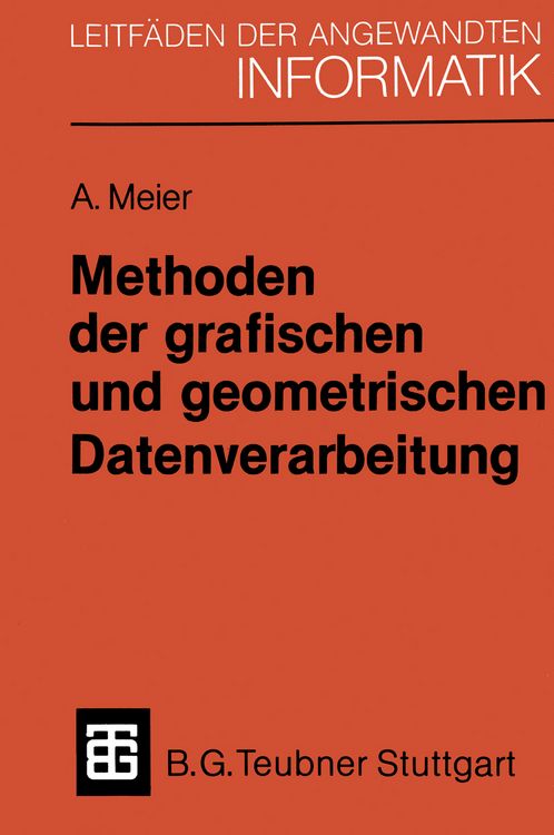 Produktbild: Methoden der grafischen und geometrischen Datenverarbeitung