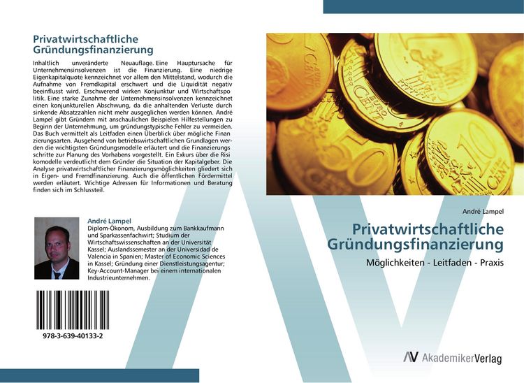 Produktbild: Privatwirtschaftliche Gr&uuml;ndungsfinanzierung