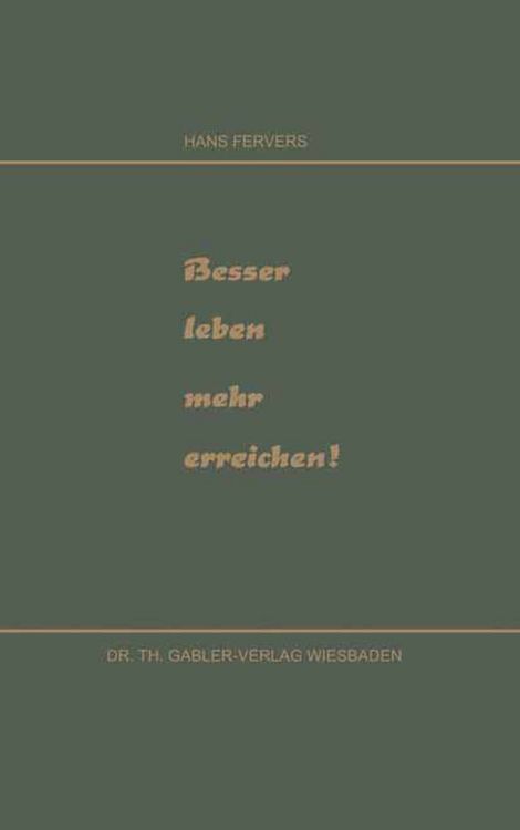 Produktbild: Besser leben mehr erreichen!