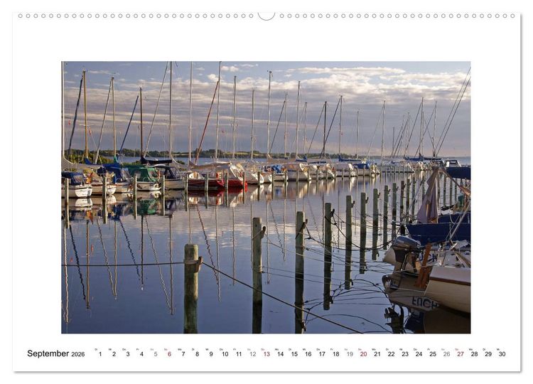 Produktbild: D&auml;nemark - Flensborg Fjord und Inselwelt (hochwertiger Premium Wandkalender 2026 DIN A2 quer), Kunstdruck in Hochglanz