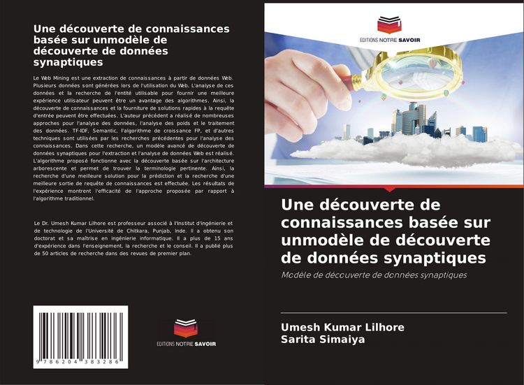 Produktbild: Une d&eacute;couverte de connaissances bas&eacute;e sur unmod&egrave;le de d&eacute;couverte de donn&eacute;es synaptiques