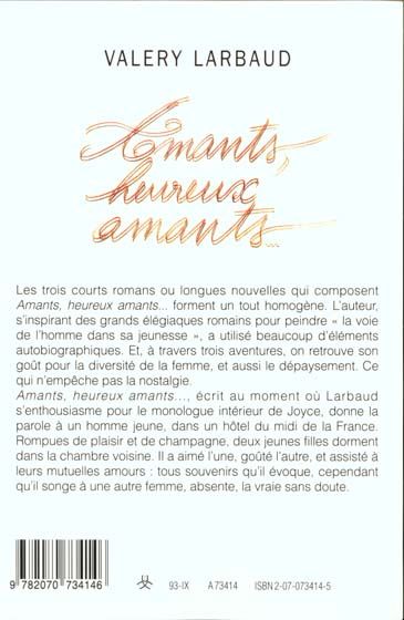 Produktbild: Amants, heureux amants.Beaut&eacute;, mon beau souci.Mon plus secret conseil