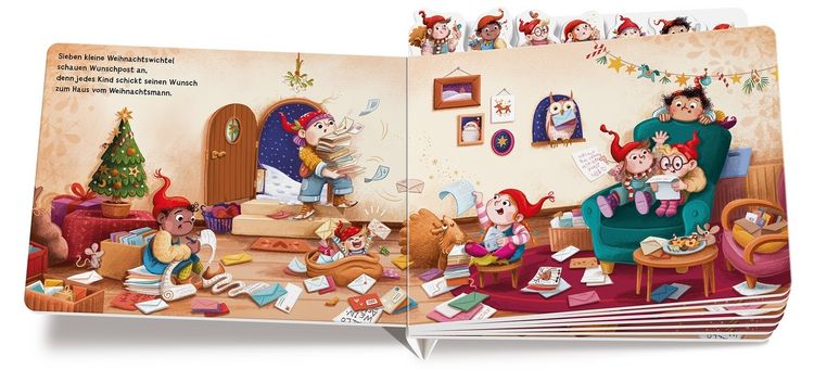 Produktbild: Sieben kleine Weihnachtswichtel