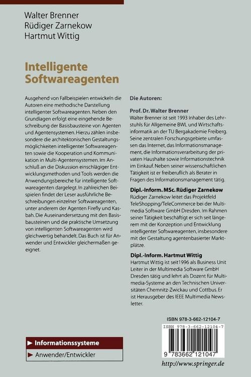 Produktbild: Intelligente Softwareagenten