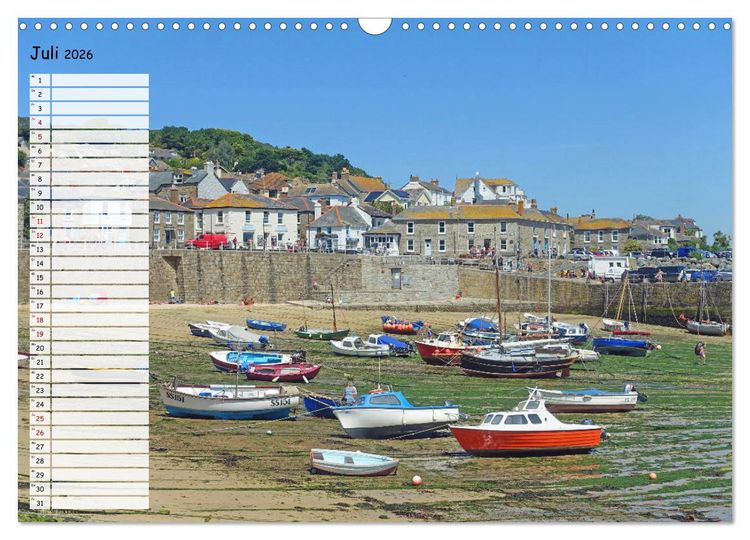 Produktbild: Cornwall. Terminkalender (Wandkalender 2026 DIN A3 quer), CALVENDO Monatskalender