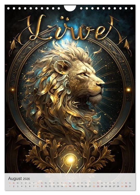 Produktbild: Fantasievolle Sternzeichen (Wandkalender 2026 DIN A4 hoch), CALVENDO Monatskalender