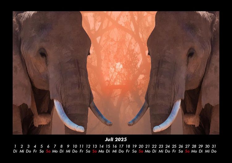 Produktbild: Welt der Tiere 2025 Fotokalender DIN A3