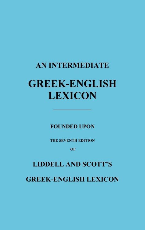 Produktbild: An Intermediate Greek-English Lexicon