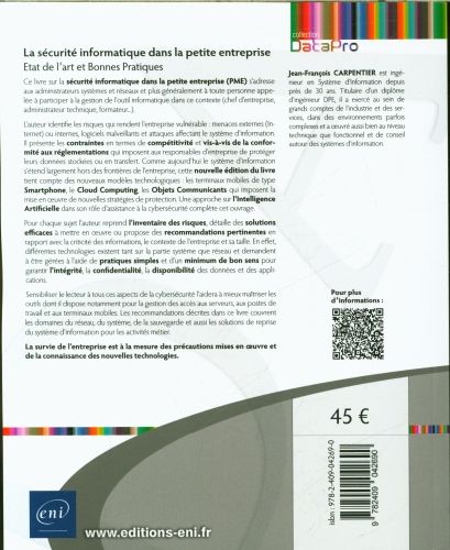 Produktbild: La s&eacute;curit&eacute; informatique dans la petite entreprise