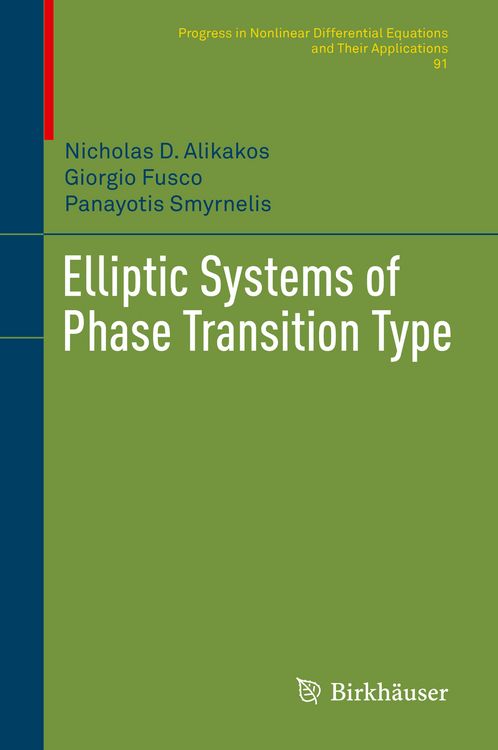Produktbild: Elliptic Systems of Phase Transition Type