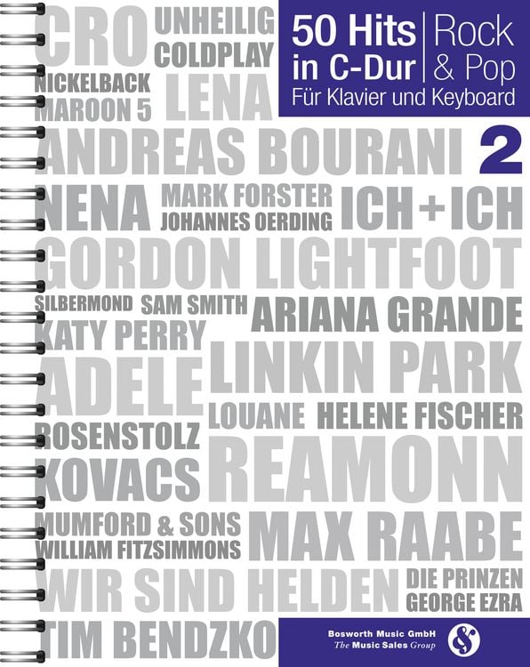 Produktbild: 50 Hits in C-Dur: Rock & Pop Band 2
