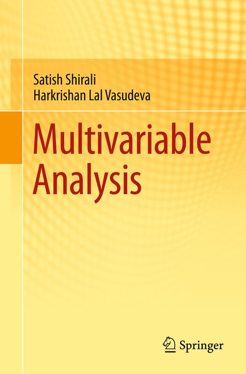 Produktbild: Multivariable Analysis